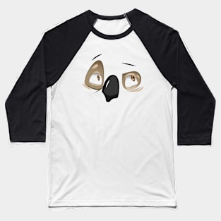 Koala nose n eyes Baseball T-Shirt